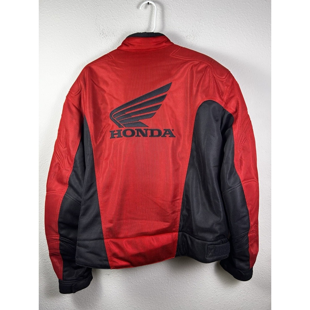 Red Honda Rider Collection Motorcycle Jacket Size 2XL‎